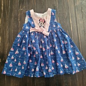 Disney Minnie Mouse Sailboat Dress Toddler 18-24 Months